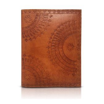 A5 Emboss Logo egyedi bőr naptár