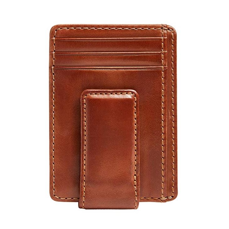 Genuine Leather Wallet Clip