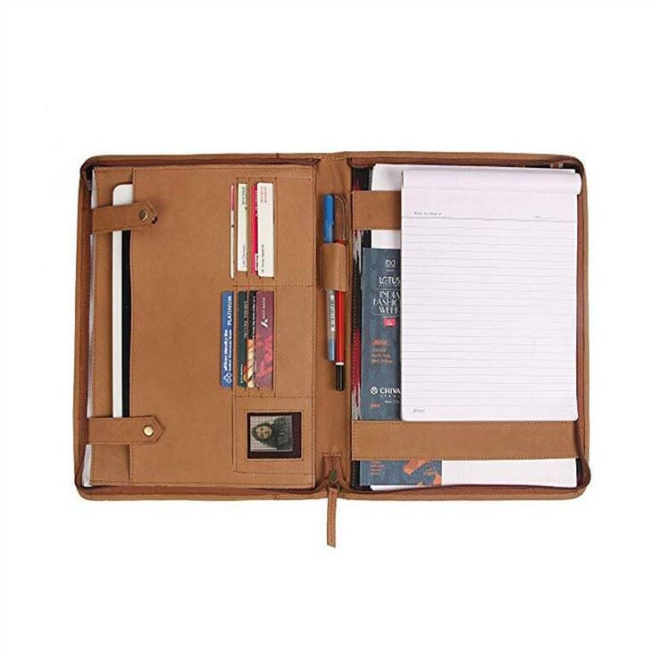 High-end Leather A4 Briefcase