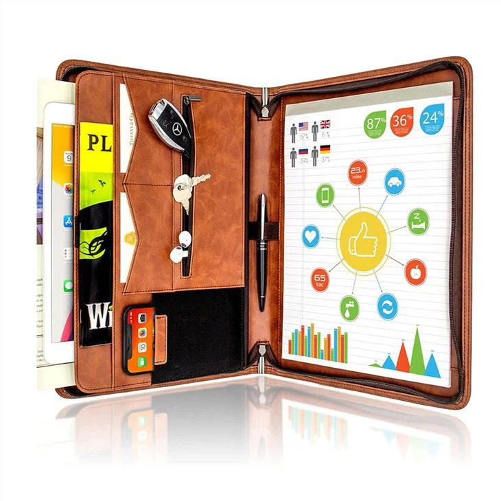 PU Leather Portfolio Binder PU Leather Portfolio Binder